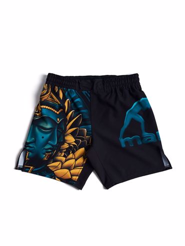 MANTO BIG BUDDHA FIGHT SHORTS-black